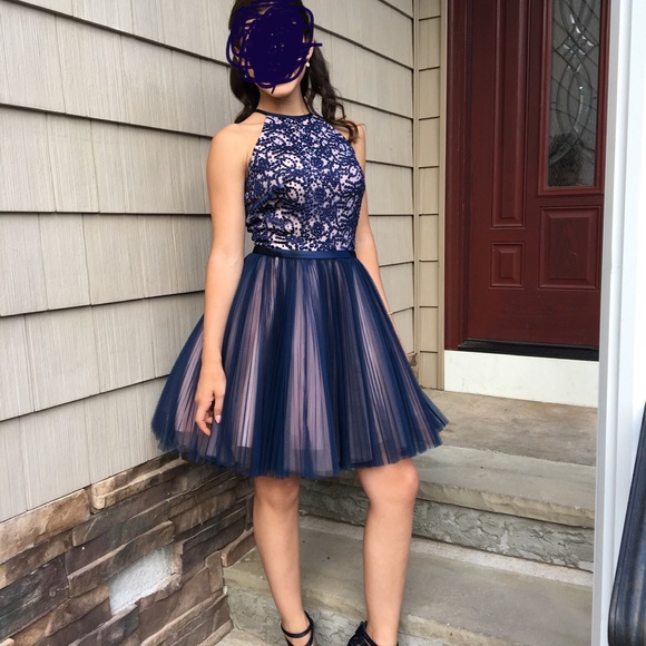 Madison James Prom, Homecoming Dress with clutch shown in first picture. - Picture 2 of 11